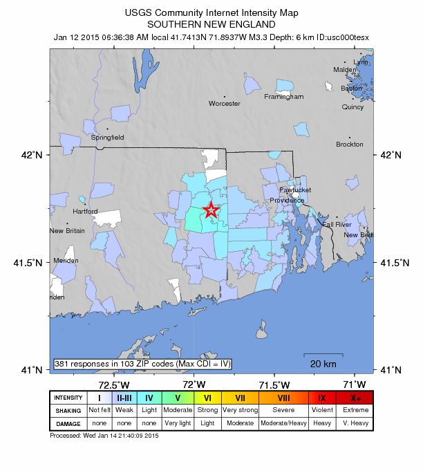 Connecticut Jolted by 11th Earthquake in a Week