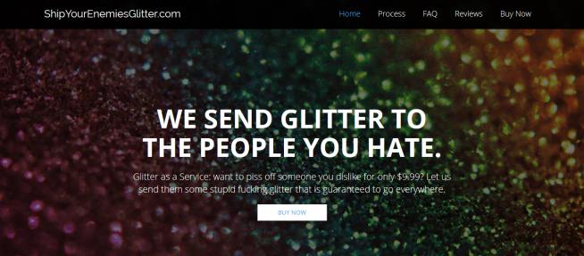Glitter-Bomb Site Founder Wants to Quit