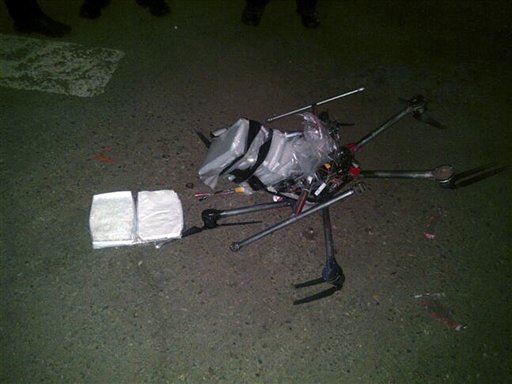 Drone Overloaded With Meth Crashes Near Border