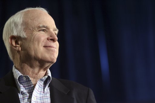 McCain Takes Hard Line on Putin's Russia