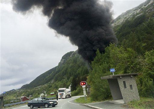 Not Good in an Undersea Tunnel: Gas Truck Explosion