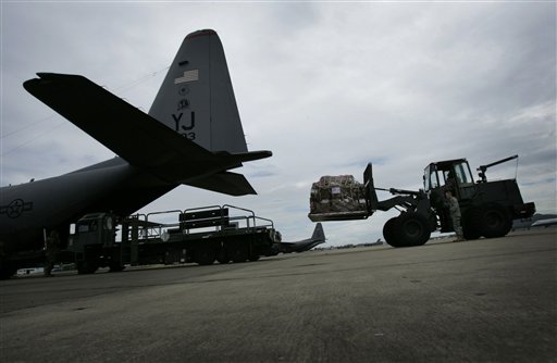 US Aid Finally Winging to Cyclone Survivors