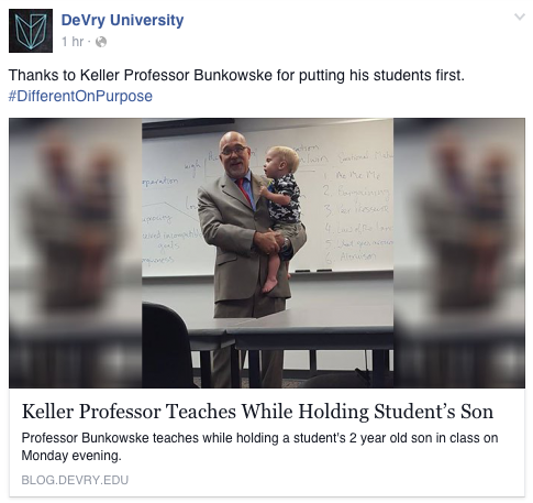 Professor's Act of Kindness Moves Single Mother