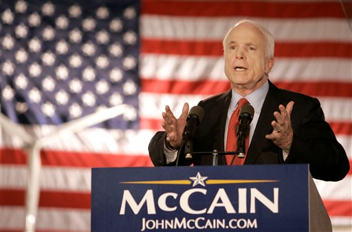 McCain Sees Troops out of Iraq by 2013