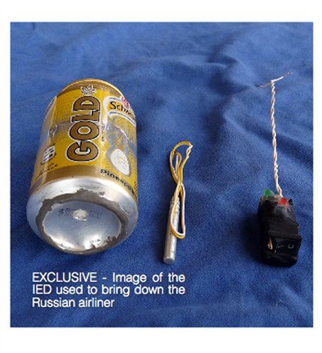 ISIS: This Soda Can Bomb Downed Russian Plane