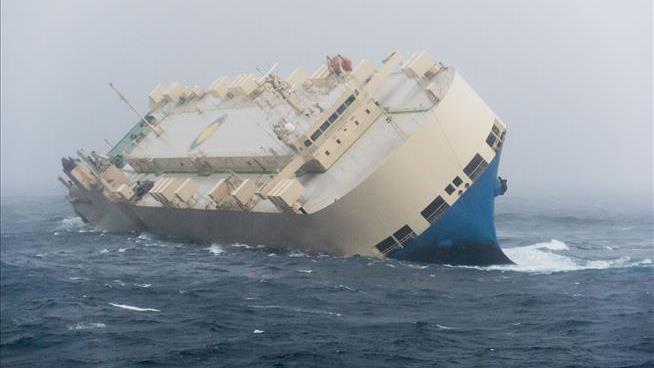 On Collision Course With France: Tilting Cargo Ship