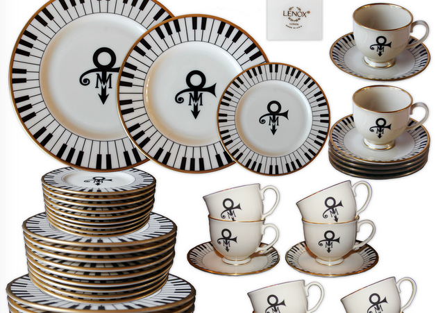 You Could Own Prince's 50-Piece Wedding China Set
