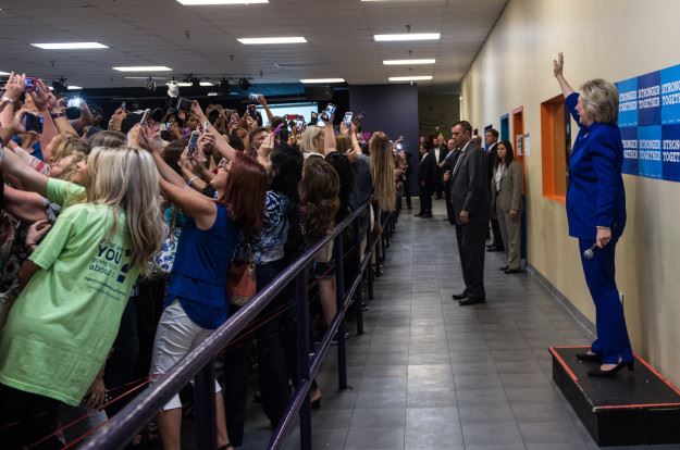 Epic Portrait of the Selfie Emerges on Campaign Trail