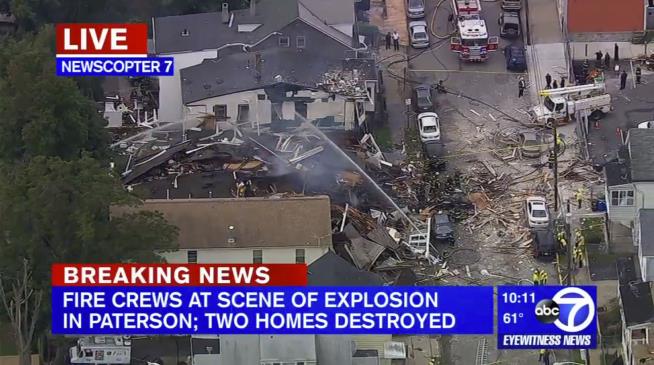 Neighbors Smell Gas, Then Explosion Destroys 2 NJ Homes