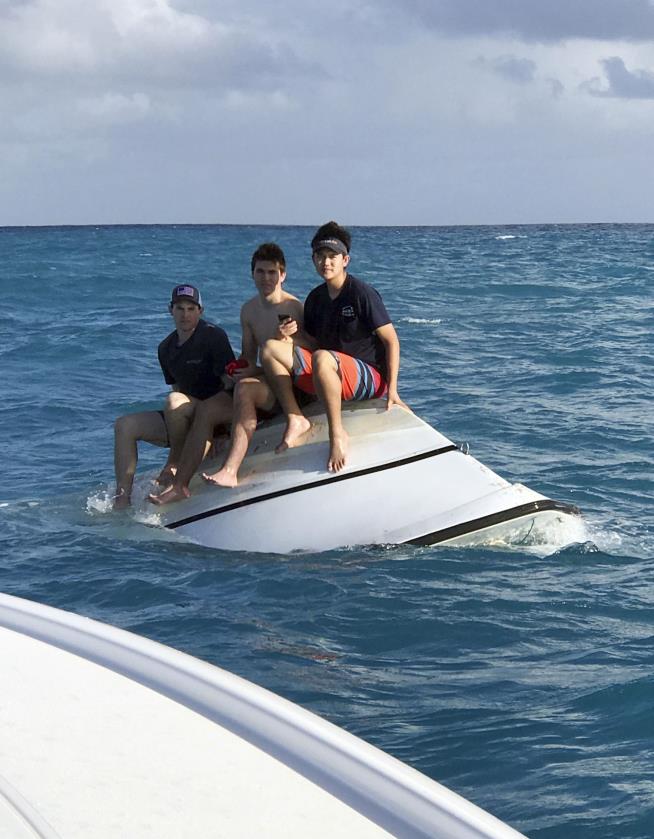 Teens Rescued From Capsized Boat Miles From Florida Coast