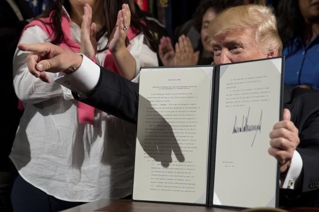 Trump Signs Executive Order to Protect VA Whistleblowers