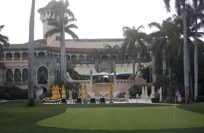 Sinkhole Opens Up in Front of Trump's Mar-a-Lago