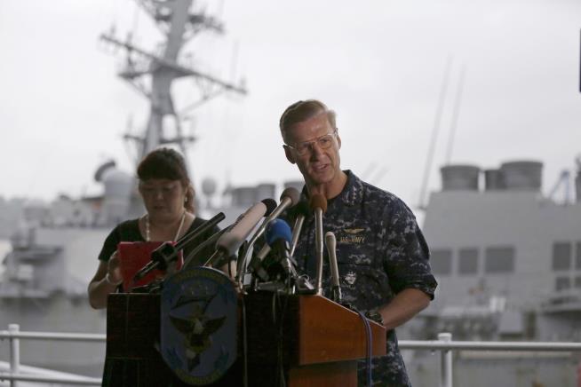 Navy Finds Sailors Missing After Collision