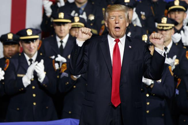 Trump Seems to Advocate Police Brutality in Speech