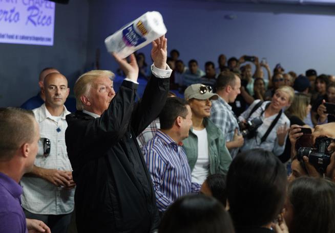 Trump Defends Throwing 'Very Good Towels' to Puerto Ricans
