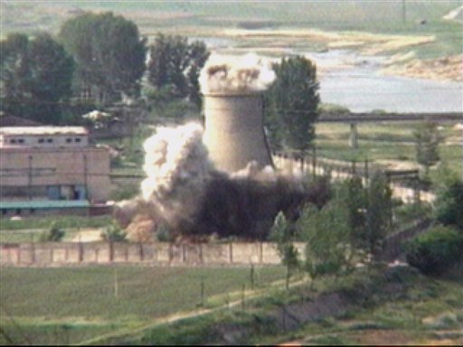 N. Korea Blows Up Nuclear Tower