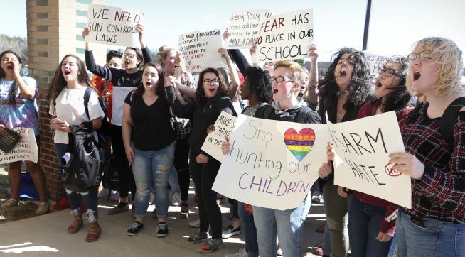 Students Around US Take to Streets Over Gun Violence