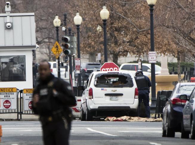 White House Locked Down When Vehicle Rams Barrier