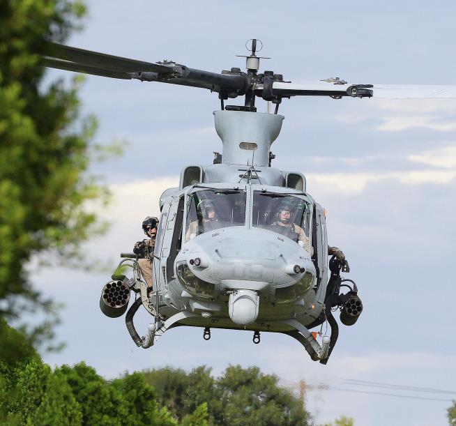 Chopper Makes Surprise Drop on Elementary School
