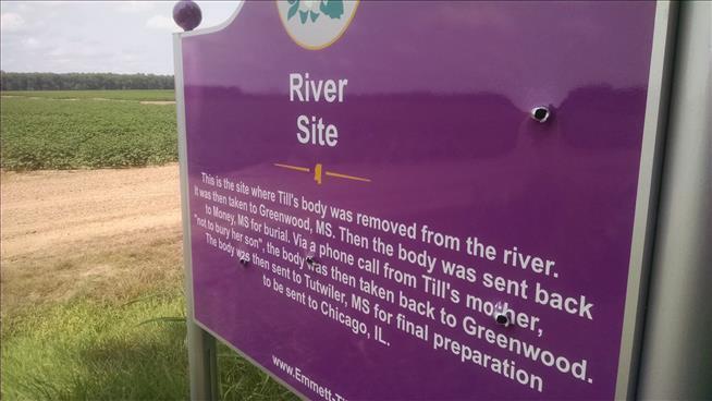 Site Where Emmett Till's Body Pulled From River Is Marred