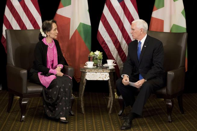 Pence to Suu Kyi: Persecution of Rohingya 'Without Excuse'
