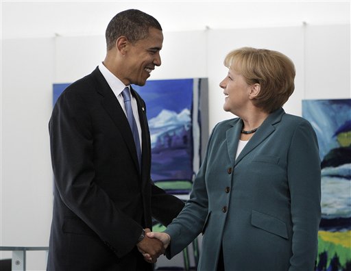 Obama in Berlin Ahead of Speech