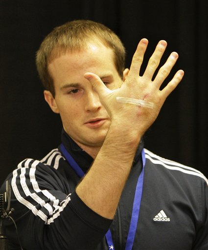 Hand Will Keep Gymnast Hamm From Beijing