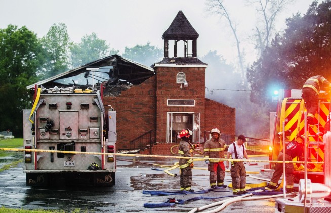 Federal Bureau of Investigation called in to investigate fires at three black churches in Louisiana