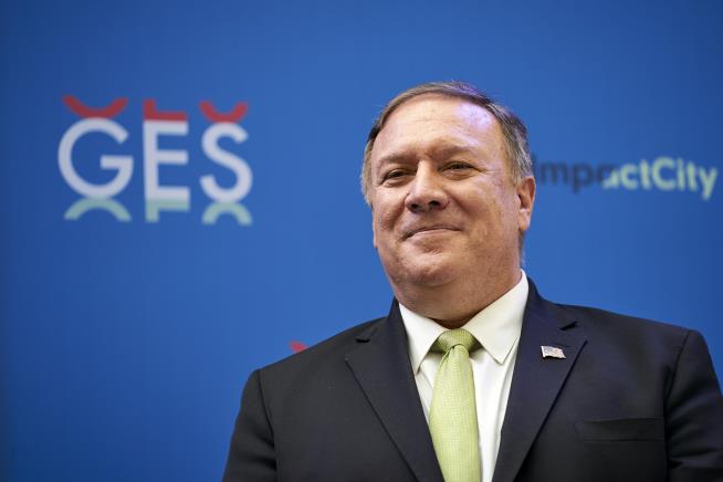 Pompeo Sees Ways to Handle Climate Change, Including Moving