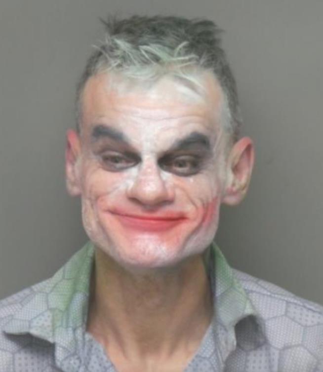 Guy's Joker 'Performance' Ends in Charge of Terrorist Threat