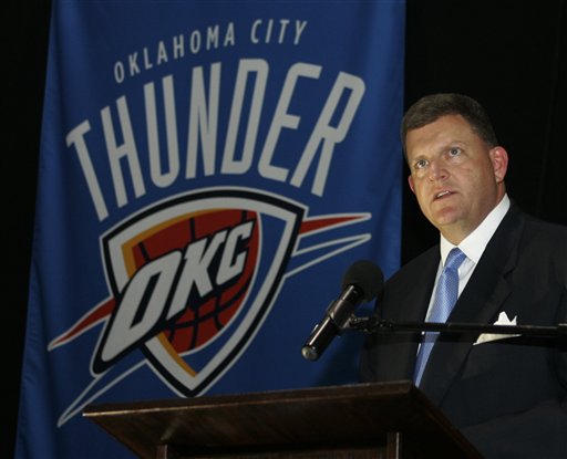 Sonics Are Renamed Oklahoma City Thunder
