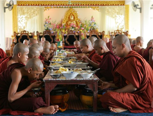 Young Burmese Monks Ready to Take Up Arms
