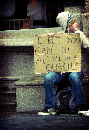 Panhandlers More Often Pros Than Cons