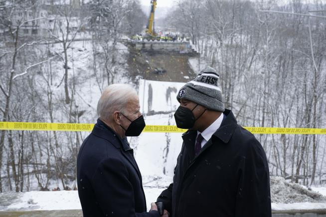 Biden Talks Infrastructure After Bridge Collapses