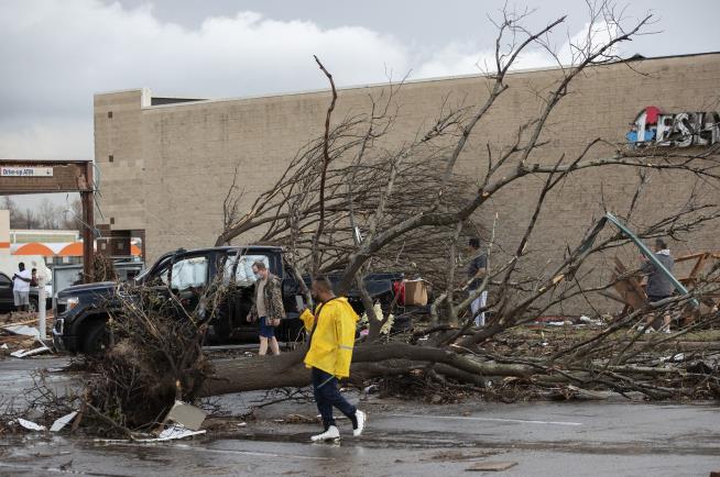 Deadly Tornado Sweeps Through Neighborhoods Pummeled by Katrina