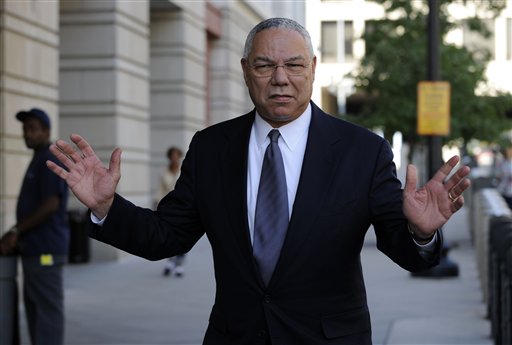 Powell Testifies to Stevens' 'Sterling' Rep