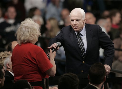 McCain Booed for Defending Obama