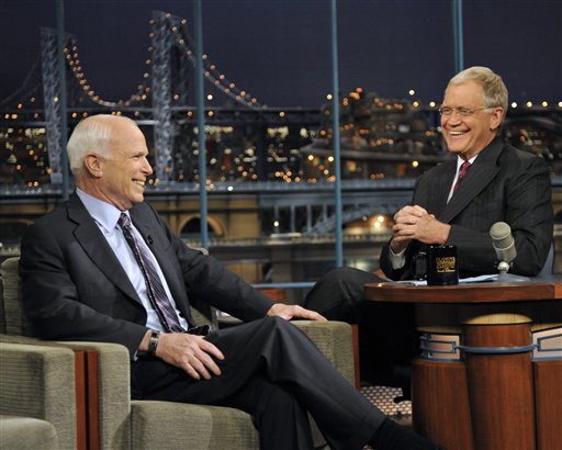 McCain, Letterman Make Up
