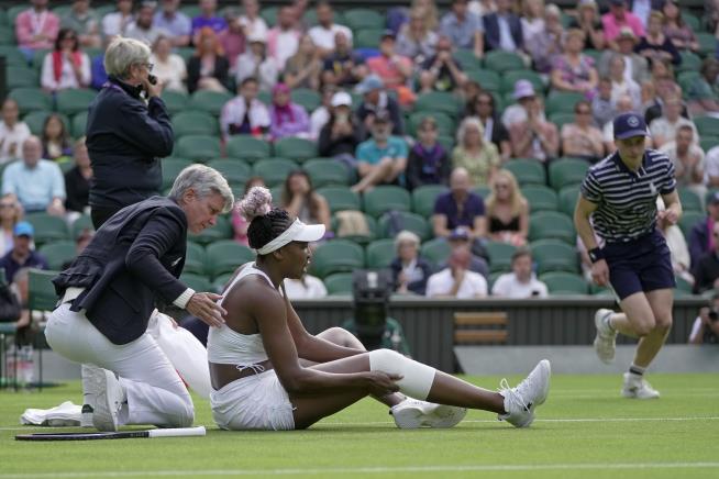 Venus, Oldest at Wimbledon This Year, Has 'Painful' Day