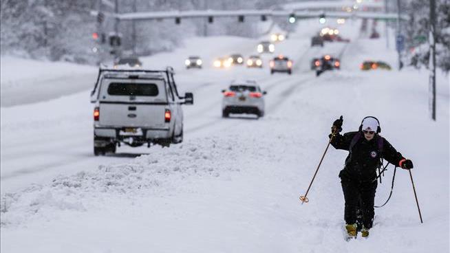 Anchorage Sees a Wild Amount of Snow