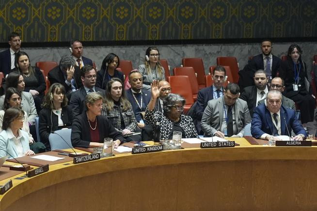 US Vetoes UN Resolution Demanding Ceasefire in Gaza
