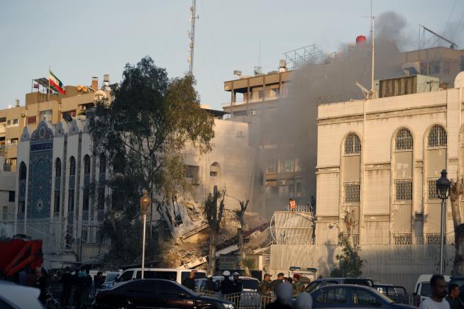 Syria: Israeli Strike Destroyed Part of Iran's Embassy