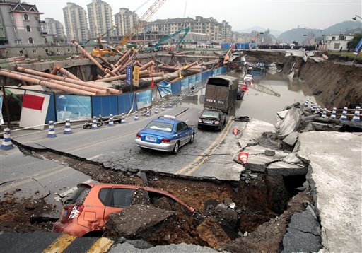 16 Missing in Deadly China Subway Collapse