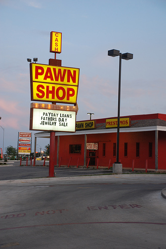 Pawn Shops Attract Upscale Clientele