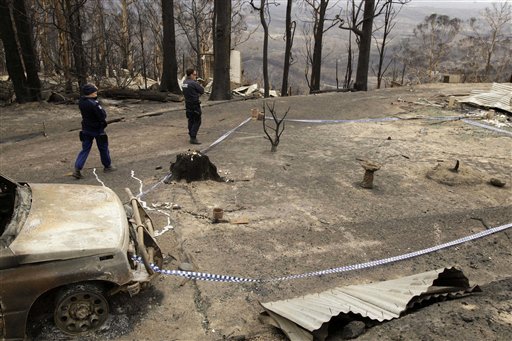 Aussie Police Question 2 Men About Wildfires