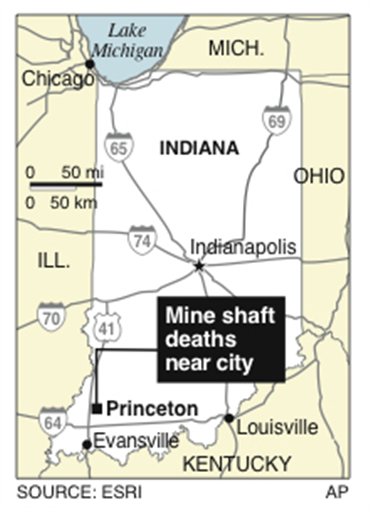 Indiana Mine Shaft Fall Kills 3