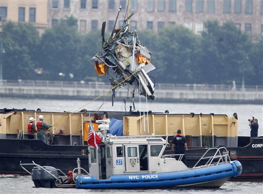 7 Bodies, Chopper Pulled From Hudson