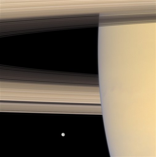 Saturn's Rings Vanish Today