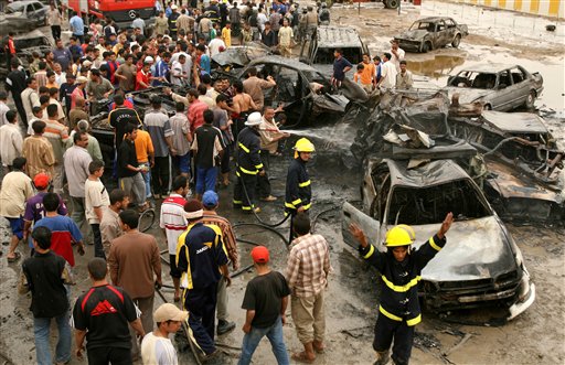 Baghdad Blasts Claim Nearly 200 LIives