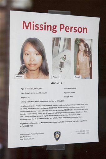 Yale Professor Quizzed Over Missing Student